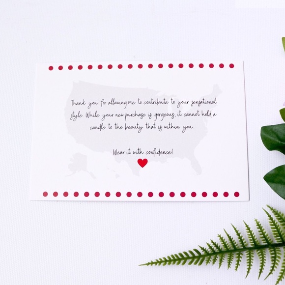 50 4X6 Confidence Thank You Cards PRICE IS FIRM - Picture 4 of 5